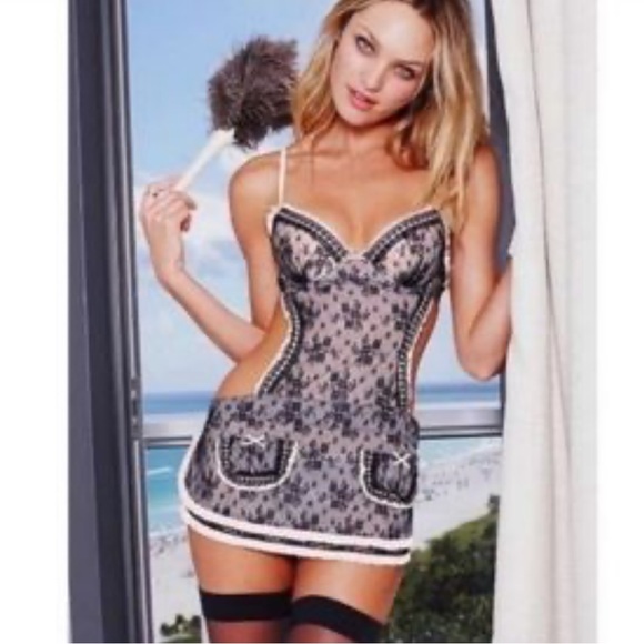 Victoria's Secret Sexy Maid Lingerie - Picture 1 of 7